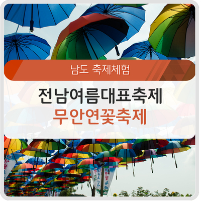 2019 7월 축제 추천, 무안 연꽃축제! 초대가수 송가인, 박현빈