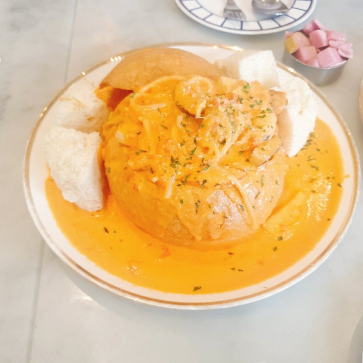  [신도림 디큐브시티 파스타 - 비밀 시그니처 B Meal] 로제빠네파스타, 머쉬룸토마토리조또