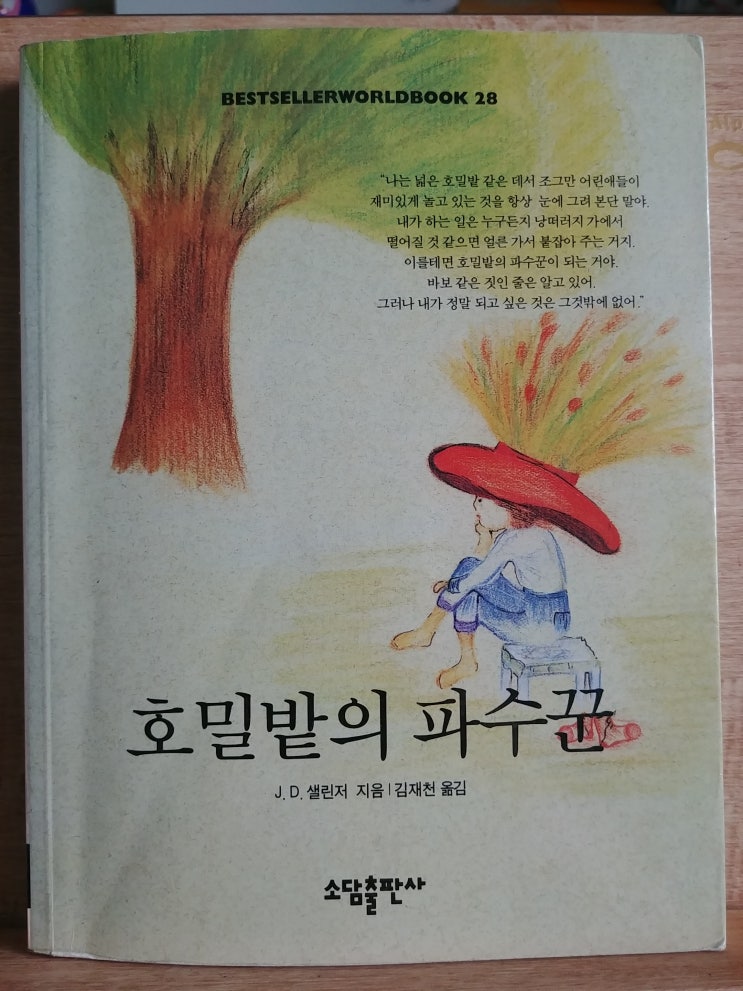  책 「호밀밭의 파수꾼」 - 미안하다,,, 노잼이다