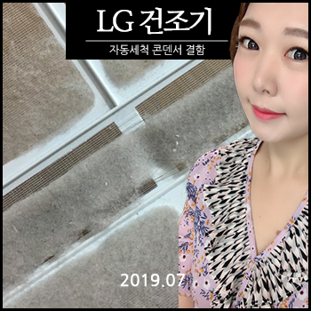 LG건조기 자동세척 콘덴서 결함? ( 악취, 응측수 등 )