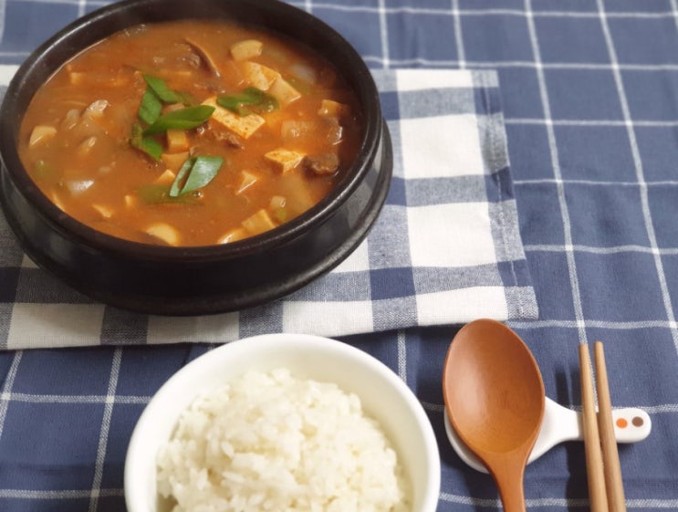  맛블's 초간단 칼칼한"된장찌개"