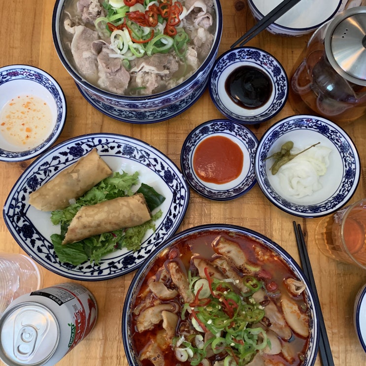  강남역 맛집 땀땀 매운 소곱창쌀국수 , 졸맛탱 !!