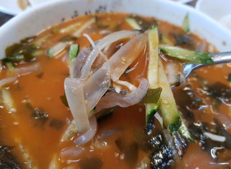  제주한치물회 맛있는 해녀와바다로 고고씽!!
