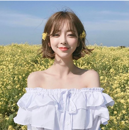  강태리 단발 세련된 모즈펌~~