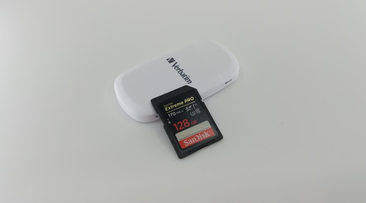 버바팀 USB 3.0 SD카드 멀티리더기 & 샌디스크 익스트림 프로 속도 측정을 해보았습니다.