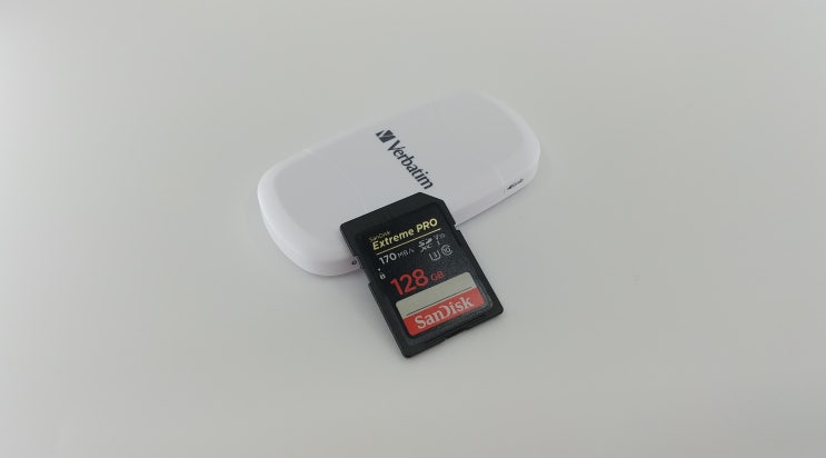  버바팀 USB 3.0 SD카드 멀티리더기 & 샌디스크 익스트림 프로 속도 측정을 해보았습니다.