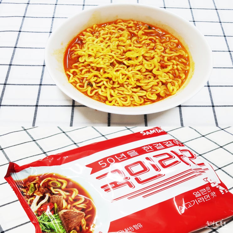  홈플러스 X 삼양 국민라면 얼큰한 맛 가성비?