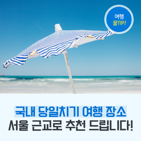 국내 당일치기 여행 서울 근교로 뽑아봤습니다! TOP4