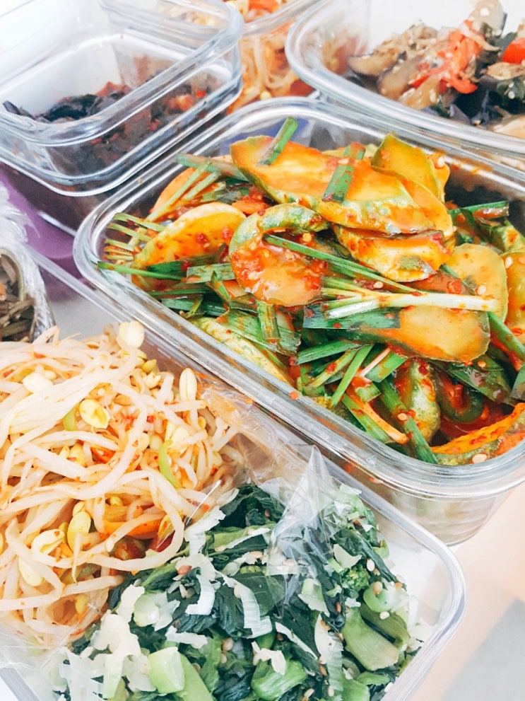 (건강한밥상)백종원가지볶음&김수미오이김치,물고비,유채나물,특별한 콩나물무침 꿀팁 꽁보리밥 위에 꽃이 피는구나