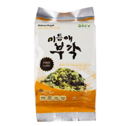 (17% 할인)미듬애 카레맛 부각 원물 간식, 춘향골김부각