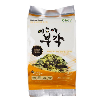  (17% 할인)미듬애 카레맛 부각 원물 간식, 춘향골김부각