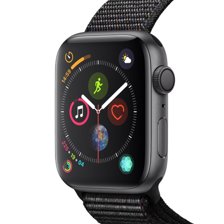  Apple 애플워치4 WIFI 44mm, 스페이스 그레이 알루미늄 케이스 + 블랙 스포츠 루프(MU6E2KH/A)  7%