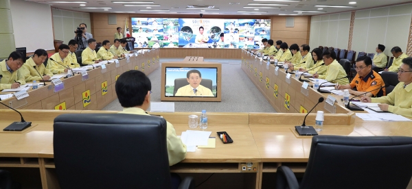  김 지사, 태풍 ‘다나스’ 대비 특별지시 내려