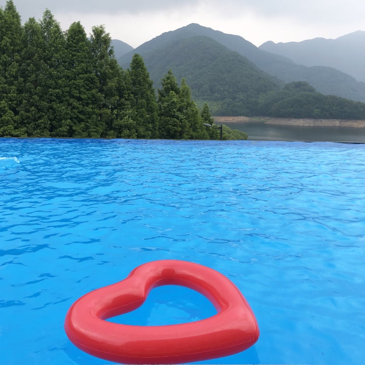 경남 하동 비바체리조트 수영장, 짚라인 체험, 하동 여름휴가