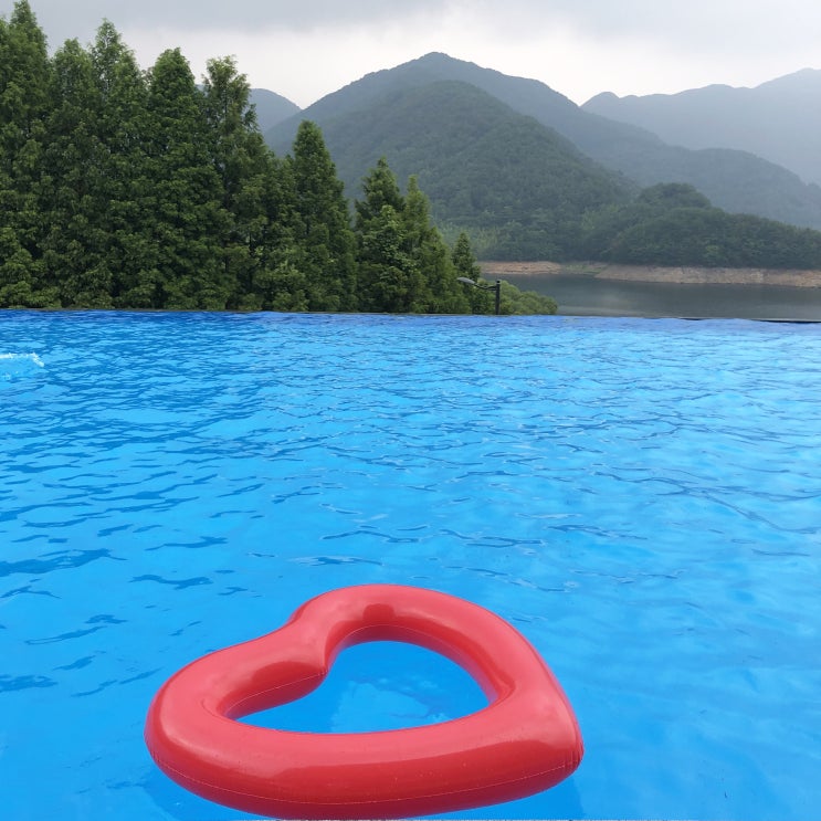  경남 하동 비바체리조트 수영장, 짚라인 체험, 하동 여름휴가