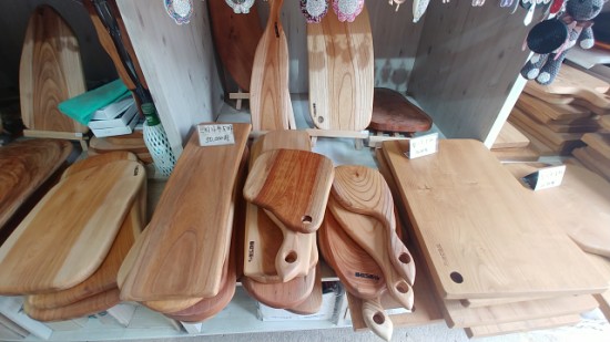  느티나무 수제도마는 안동 하회마을 공예 도마가 짱!