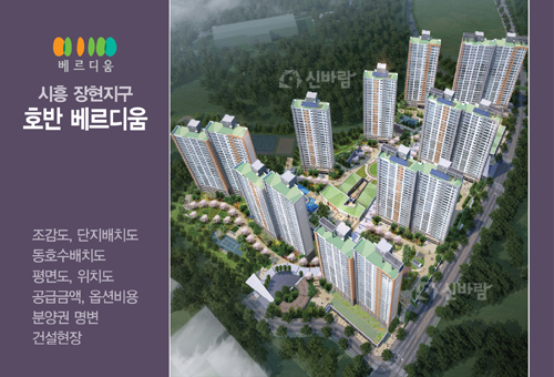  시흥 장현지구 호반 베르디움 종합 안내