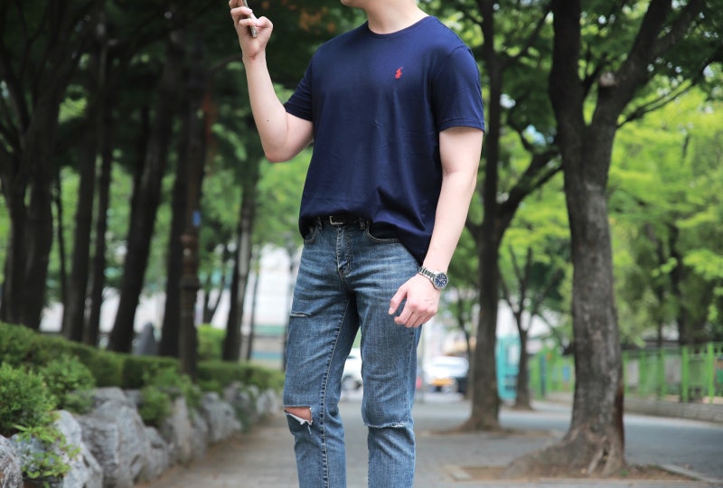 폴로 랄프로렌 반팔티 , 클래식핏 사이즈 : 네이버 블로그