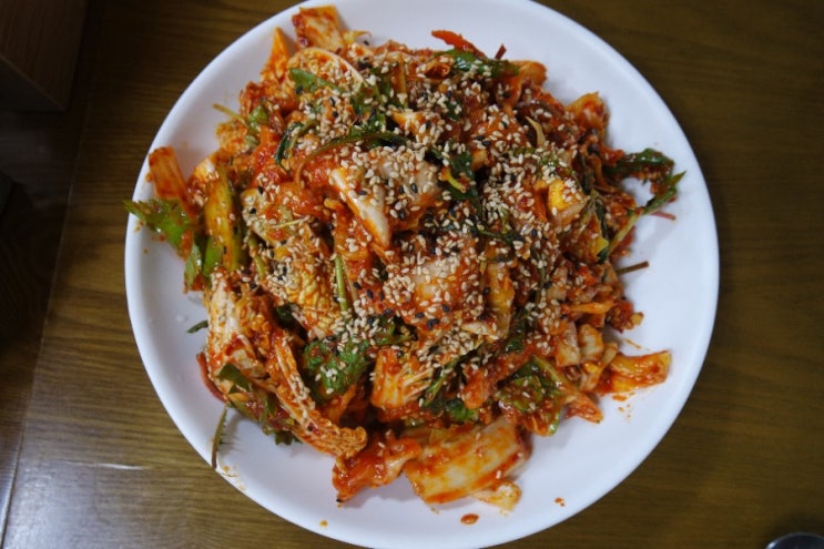  왜목마을 근처 간재미회 국수맛집
