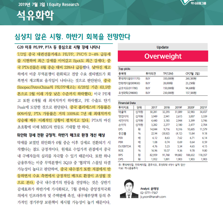효성화학 -  이제부턴 꽃길만 걷자^^