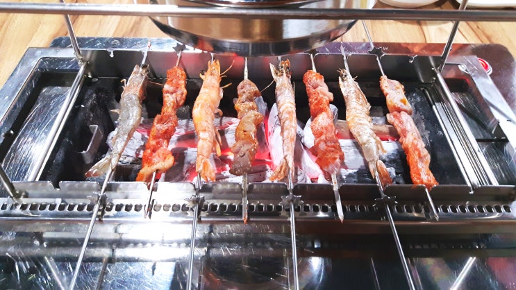 [파주 맛집] 파주 금촌동 양꼬치 맛집 "행복양꼬치" - 새우구이꼬치, 볶음면도 GOOD~!