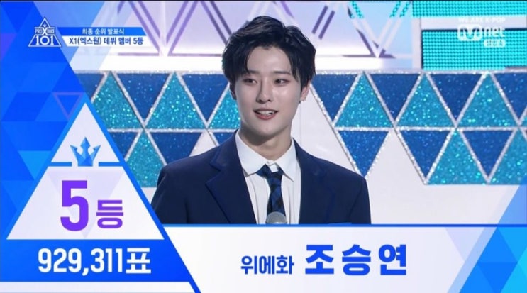  조승연 엑스원 (X1) 데뷔 축하해