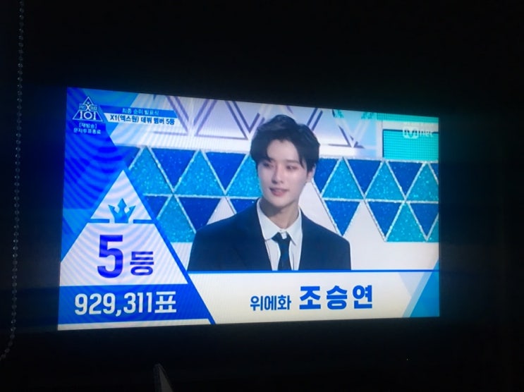  프로듀스 x 101 최종멤버/ 최종순위(엑스원 멤버)