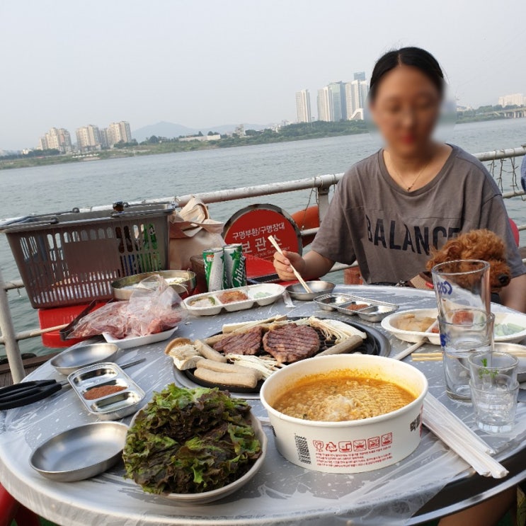  [선유도/영등포애견동반]아리수만찬 :  애견동반 한강 선상바베큐 맛집 추천 (양화한강공원)