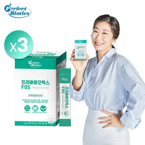  비타민마을 장건강 유산균먹이 프리바이오틱스 FOS 3박스