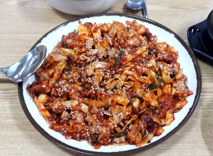  안산 사동 낙지 맛집 박혜자낙지마당에서 낙지덮밥먹은 후기!