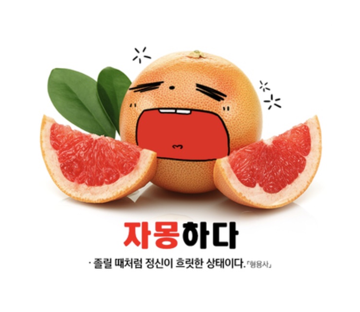  자몽하다?수박하다?포도하다?망고하다?과일로 된 순 우리말