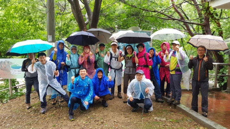  군왕봉산악회 산행(2019.7.21)광주북구의회 최기영의원