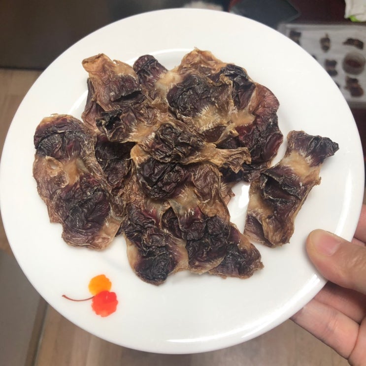  강아지 닭똥집 말랭이 만들기,강아지 닭똥집 건조,강아지 닭근위