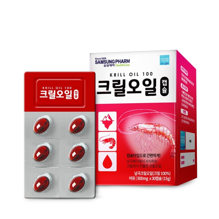 삼성제약헬스케어 크릴오일, 15g, 1개 14,670원