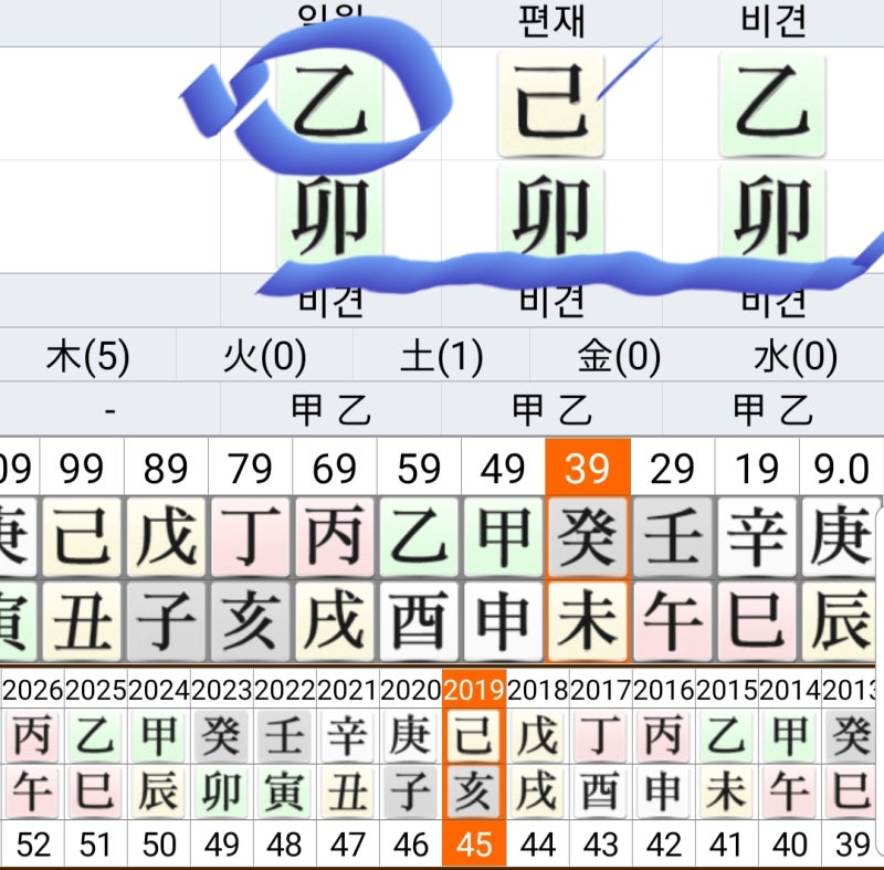 배우 한고은 사주