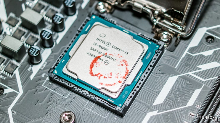  인텔 Core i3-9100F 둘러보기 및 간단 벤치마크