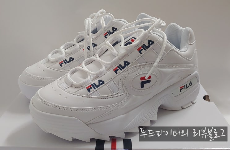  남녀공용 캐주얼화 운동화 리뷰, FILA 디스럽터3 개봉기