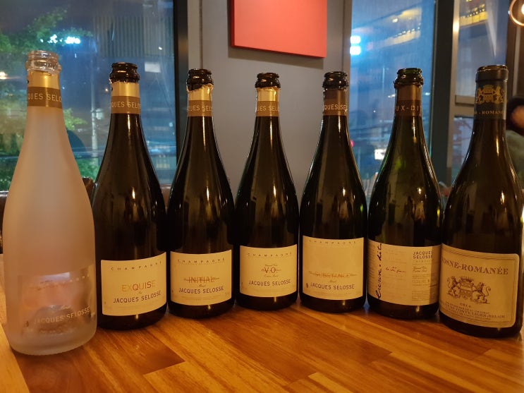  쟈끄 셀로스 (Champagne Jacques Selosse) 라인업 시음회 @ Ridge 828
