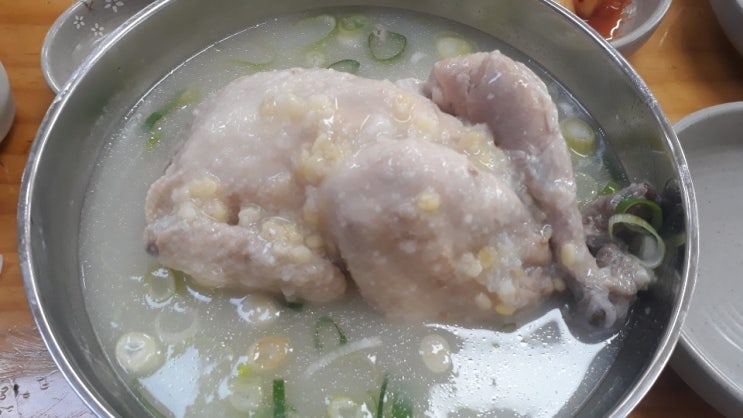  2019복날 삼계탕으로 몸보신했어요:)