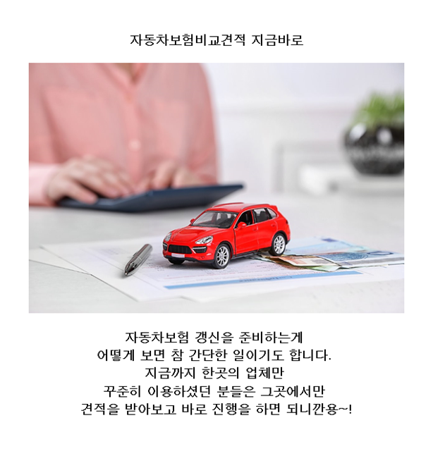  자동차보험료비교사이트 내용알아보자