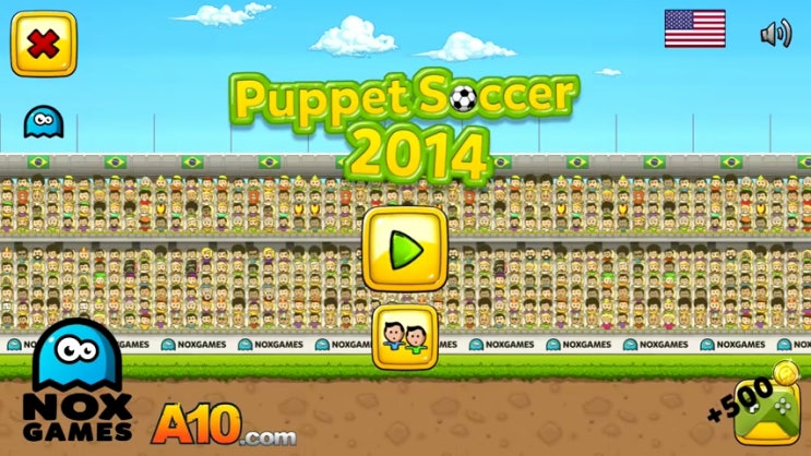  대두축구 게임하기 [Puppet Soccer]