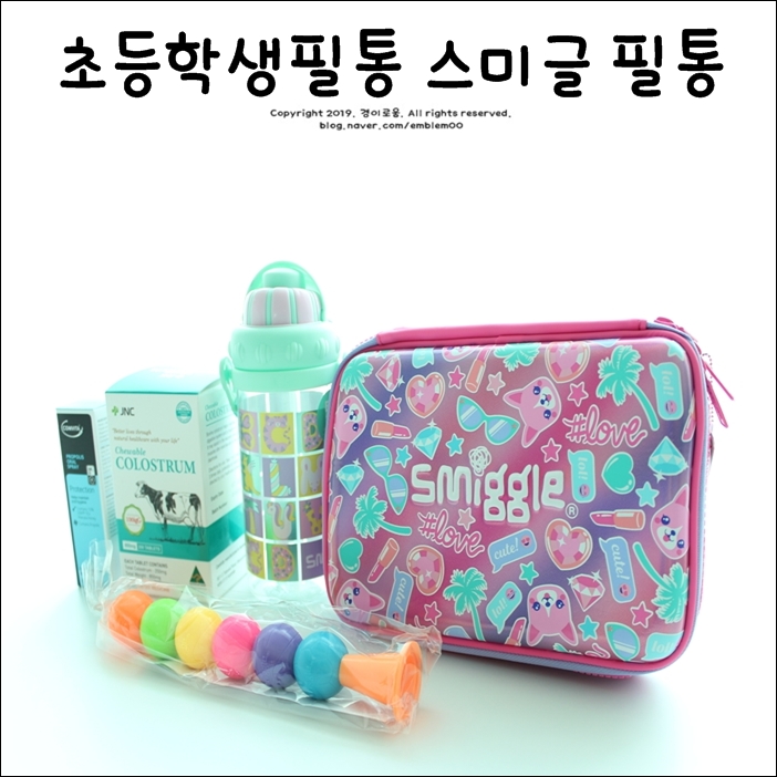 초등학생필통 빅키드 스미글필통 선물받았어요~ 초등학생필통 빅키드 스미글필통 선물받았어요~