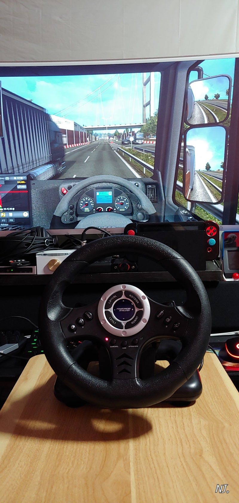 파워레이서 레볼루션 가성비 좋은 레이싱휠은 조이트론. : 네이버 블로그