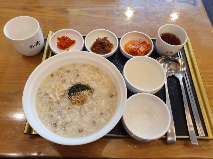  본죽 삼계전복죽 후기