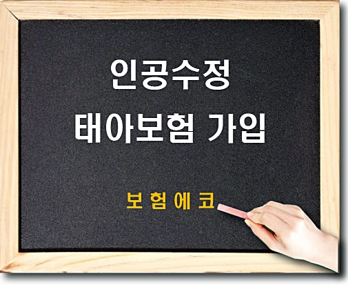  인공수정 임신 태아보험 가입여부
