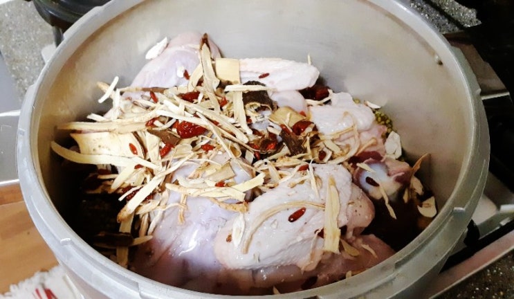  함소아 프리미엄 천연한약재 "삼계탕끓이기"