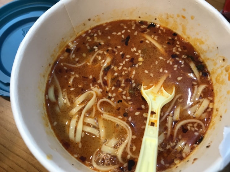  GS 백종원 사천식 탄탄면? 마라탕맛 존맛! (후기)