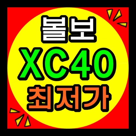 볼보 XC40 가격 인스크립션 저렴하게 타는 법!! (화사 차 가격표 장기렌트 정보)