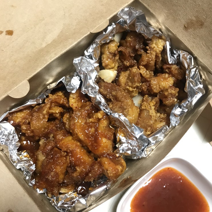  지마켓 요기요 노랑통닭 상인점 치킨배달 대실망!
