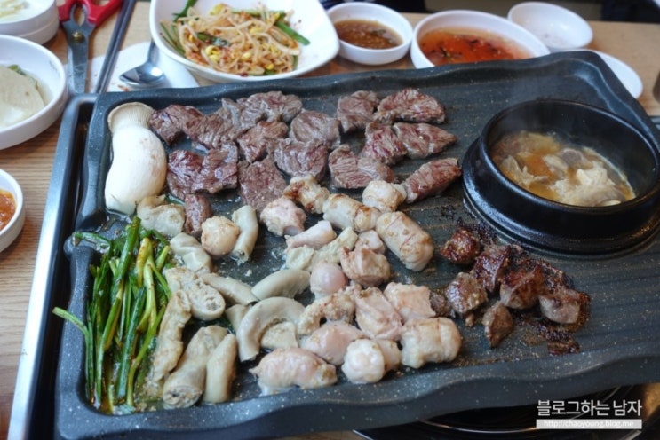  미사 강변 맛집 소한마리 소고기 곱창 무한리필 여기다